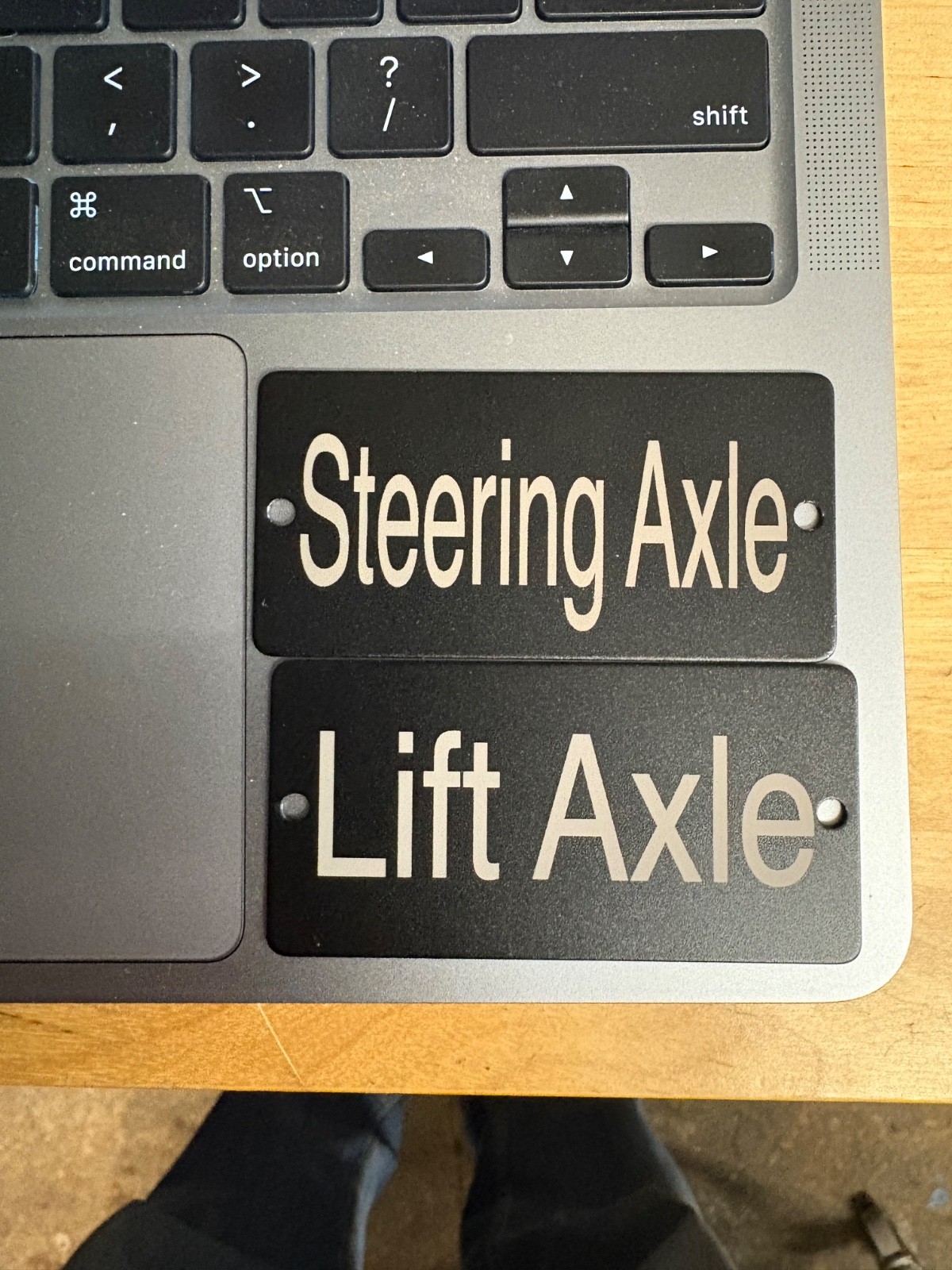 Custom engraved metal tags – electric panel, utility,HVAC, Plumbing or anything