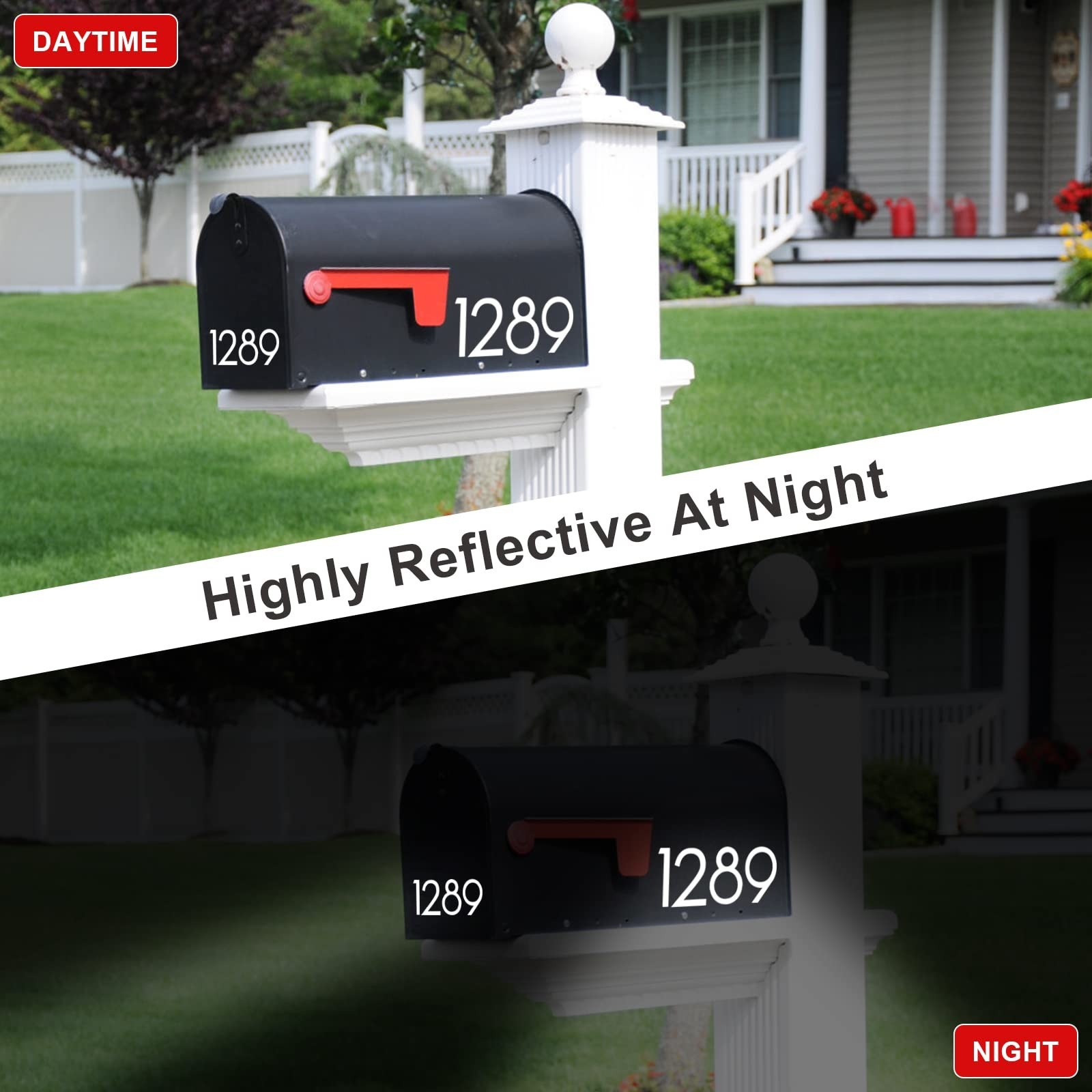 1.5 inch mailbox numbers number stickers for outside (3 sets） 1.5 inch