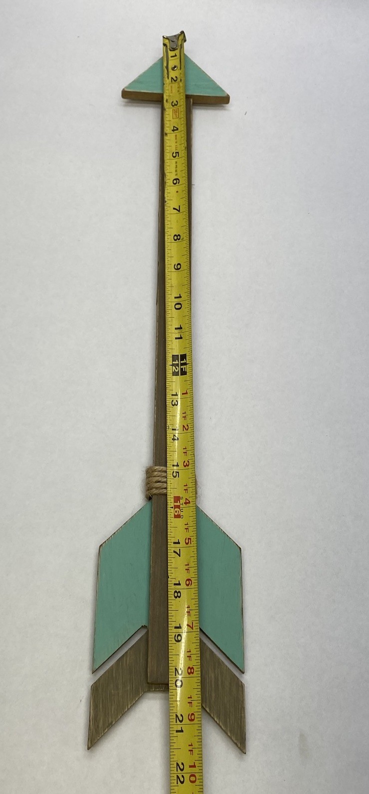 Hobby Lobby Teal and Coral Rustic Wood Arrows Home Wall Decor Southwest Boho