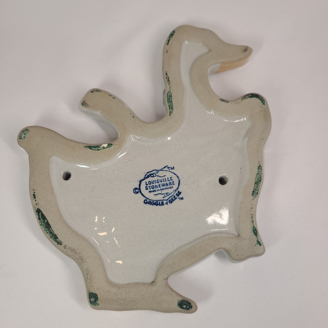 Louisville Stoneware Gaggle of Geese Welcome Plaque