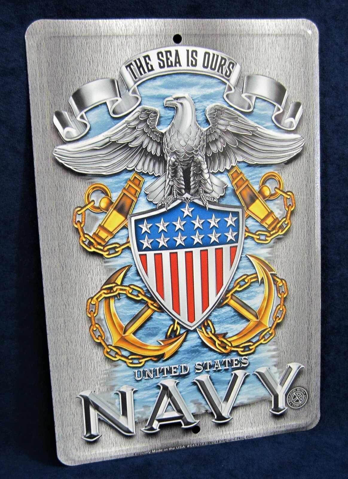 U.S. NAVY – *US MADE* – Full Color Metal Sign – Man Cave Garage Bar Pub Décor
