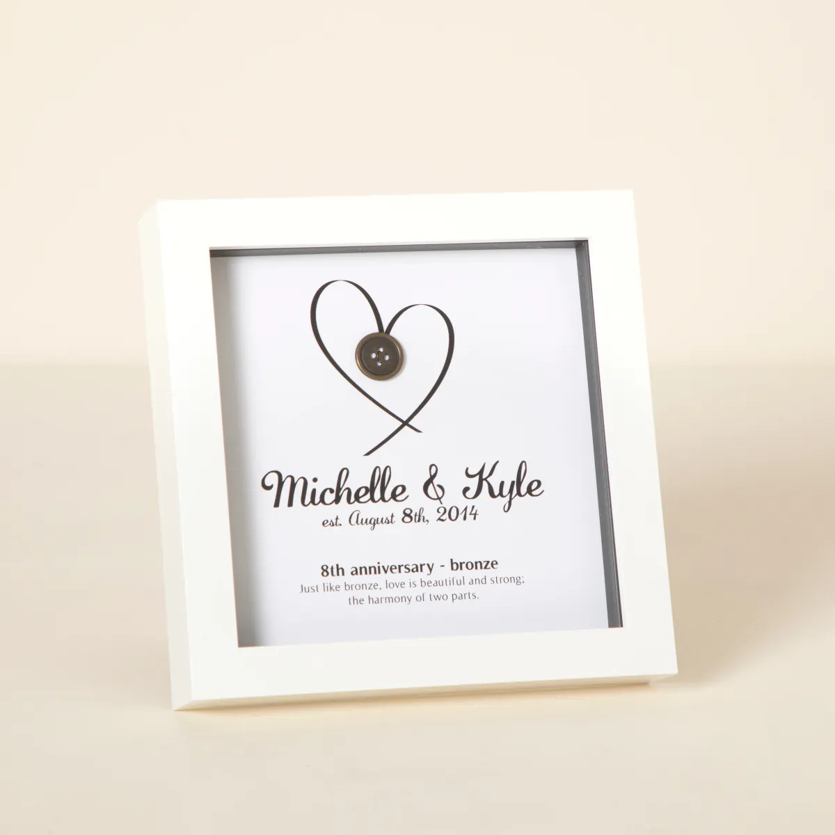 Personalized Anniversary Material Art-UncommonGoods|14348