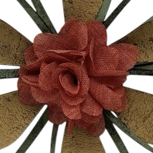 Multi Colored Metal Flower Wall Art Decor Hanging Indoor Home 16” x 16” x 3”