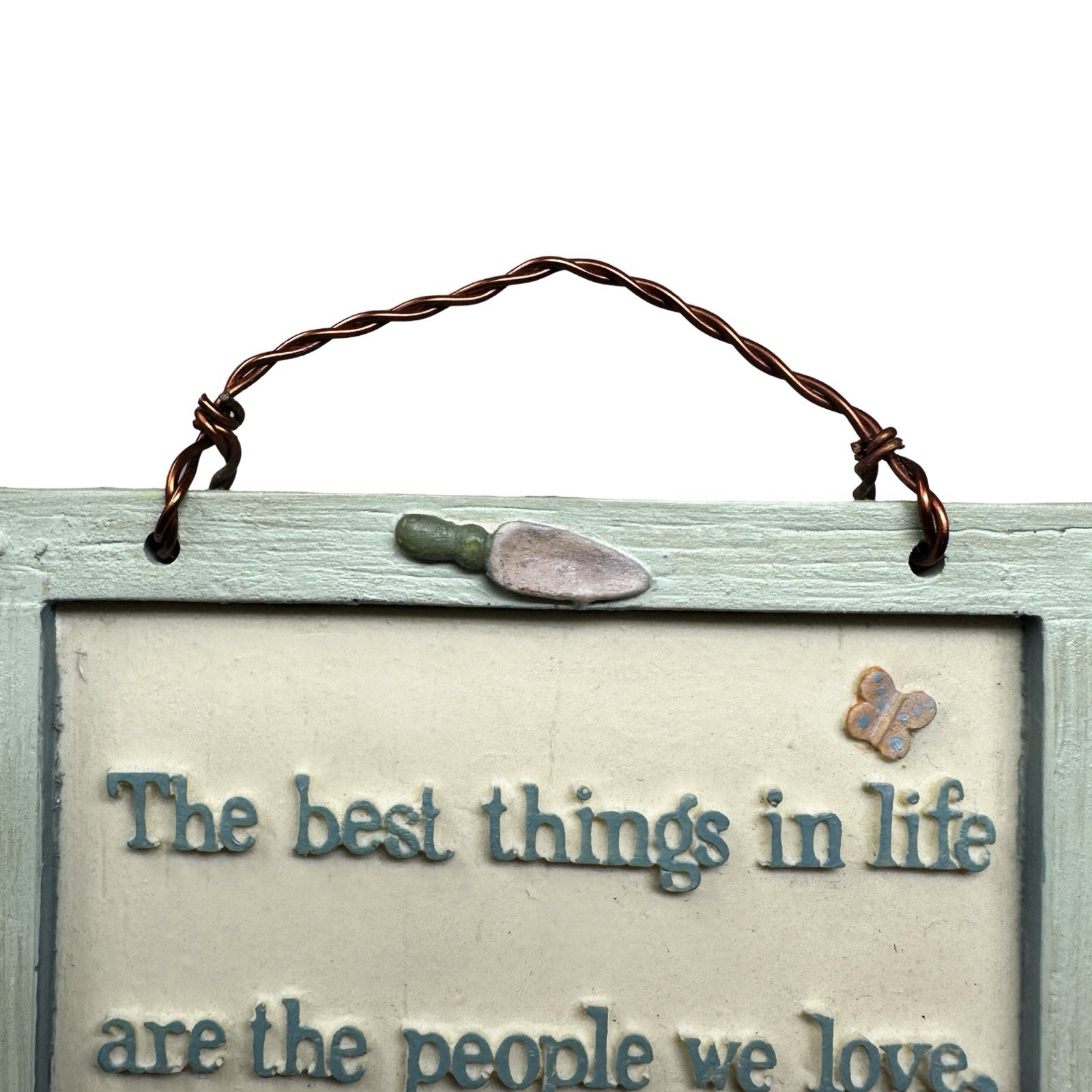 Vintage 02′ Hallmark Marjolein Bastin Hanging Wall Plaque People Places Memories