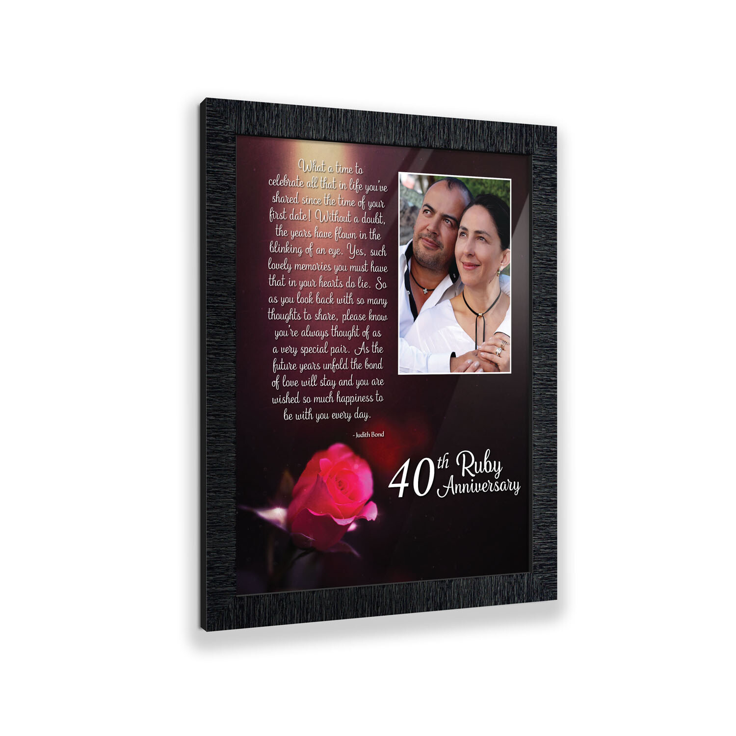40th Anniversary Gifts for Parents, Ruby 40th Anniversary Decorations for Party