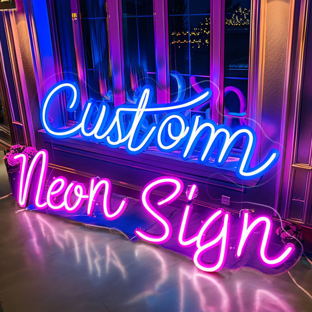 Nursery Neon Sign, Baby Name Custom LED Light, Personalized Kids Room Wall Decor