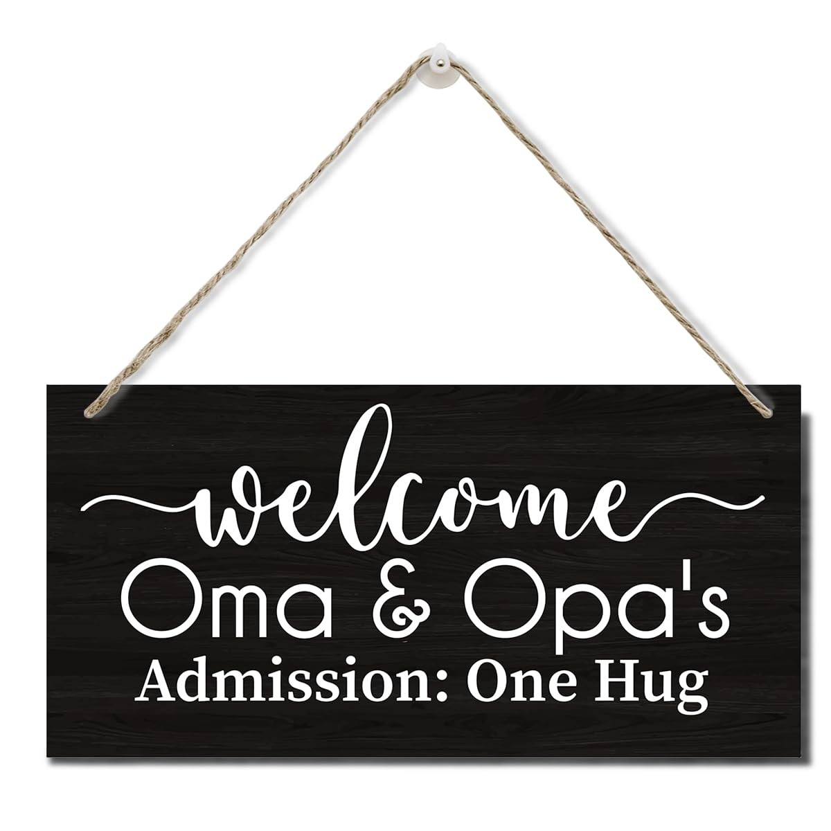 Funny Welcome to Oma and Opa’s Sign, Printed Wood Plaque style 05