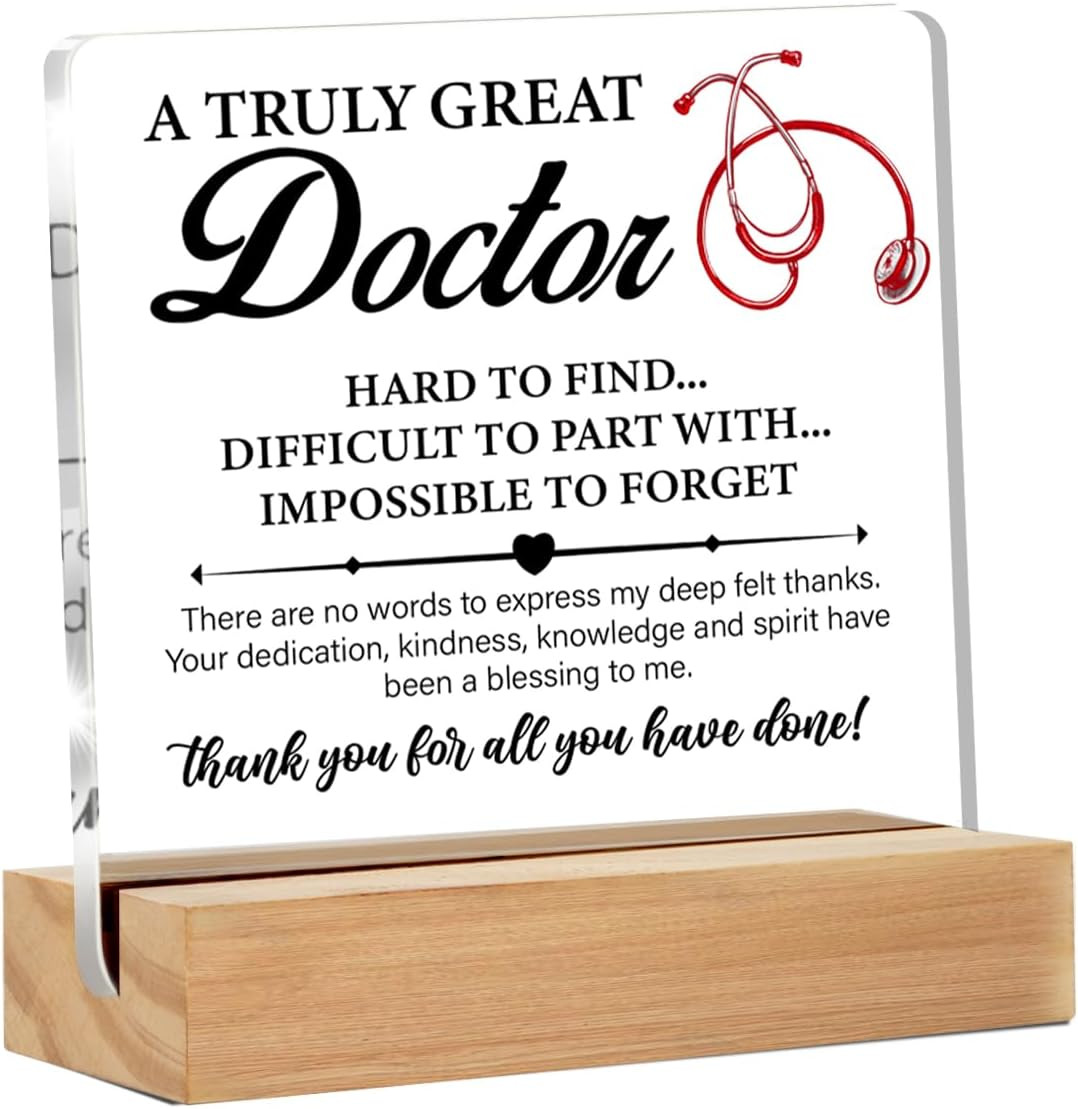 Thank You Doctor Gifts for Women Men, Appreciation Gifts for Doctors, a Truly Gr