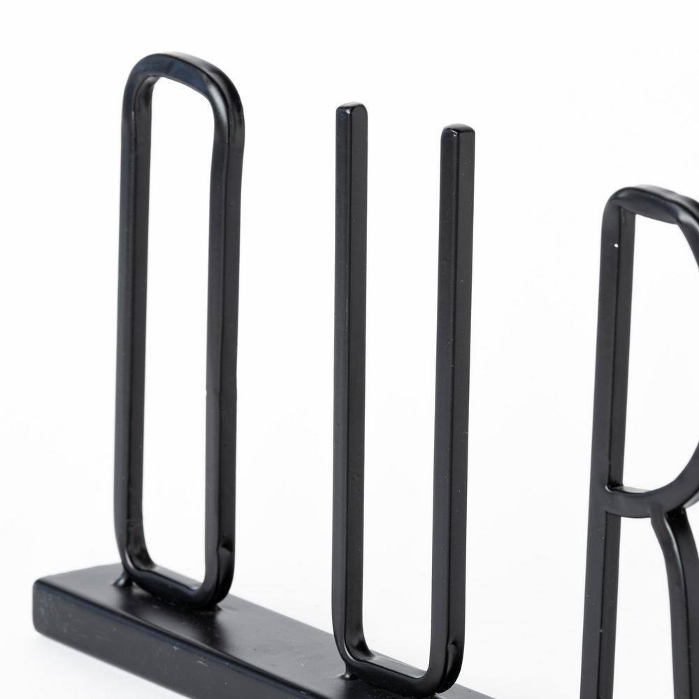 Our Nest 24 In. L X 1 In. W Black Metal Sign