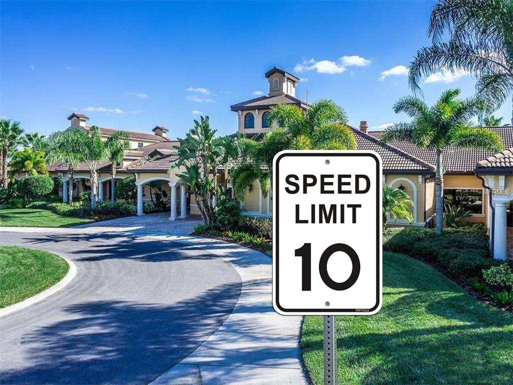PHTTULE Speed Limit 10 MPH Sign 12 x 18 12 x 18 inches, White and Black B1pc