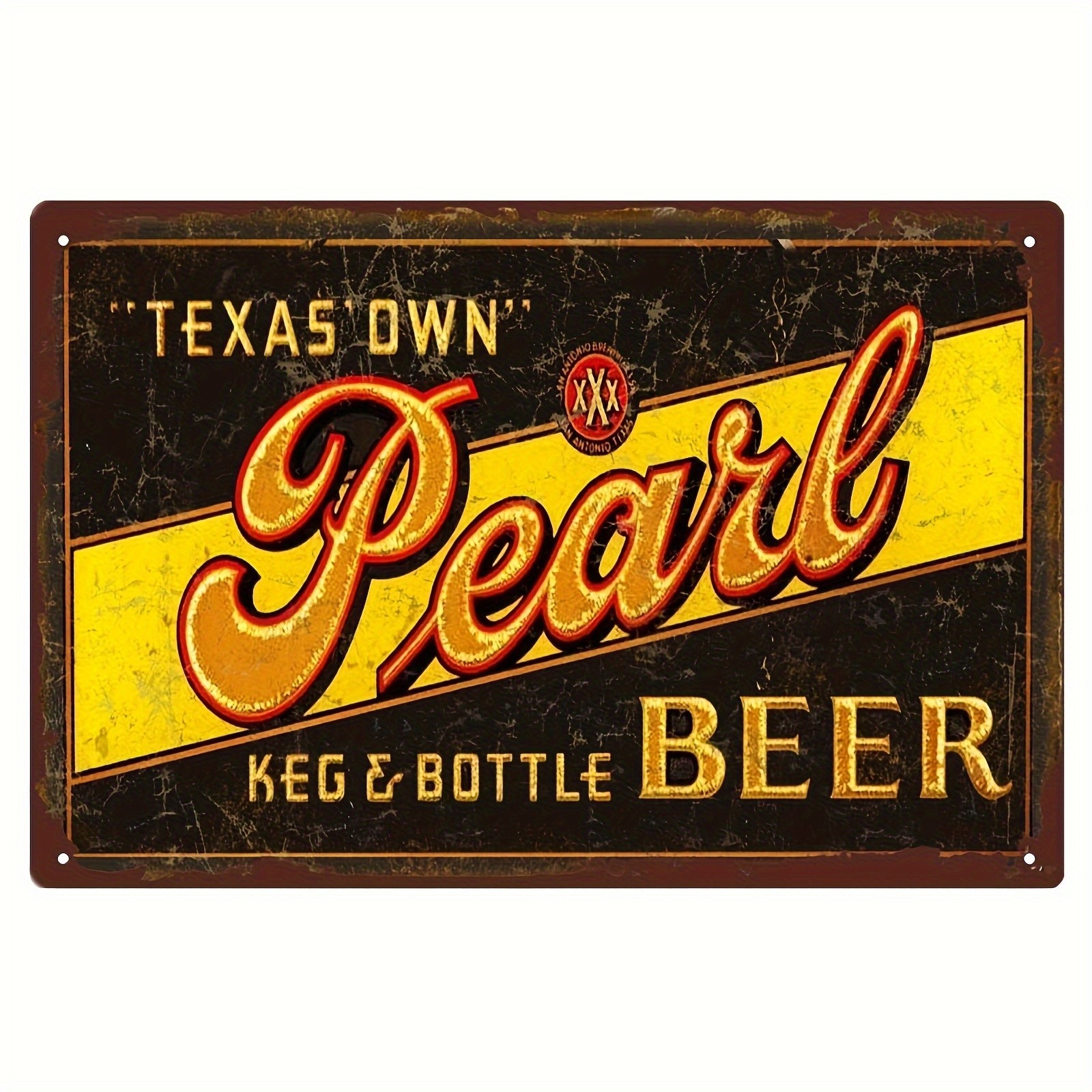 1pc Vintage Aluminum Tin Metal Signs Poster Art Vintage Pearl Beer 20*30cm/ 8*12