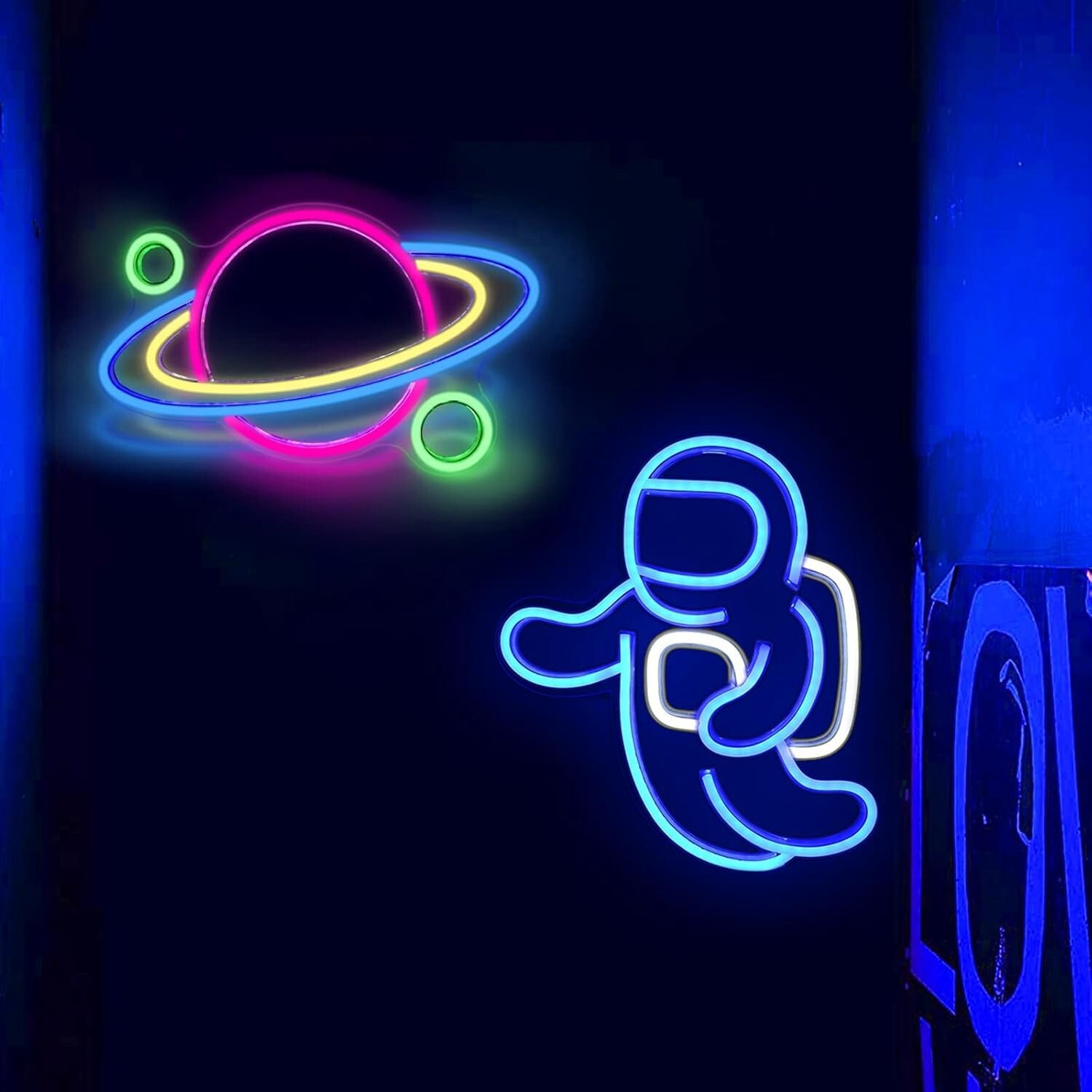 Game Neon Sign Interior Light LED USB Powered 100V ABS Ghost/Star etc. JAPAN NEW