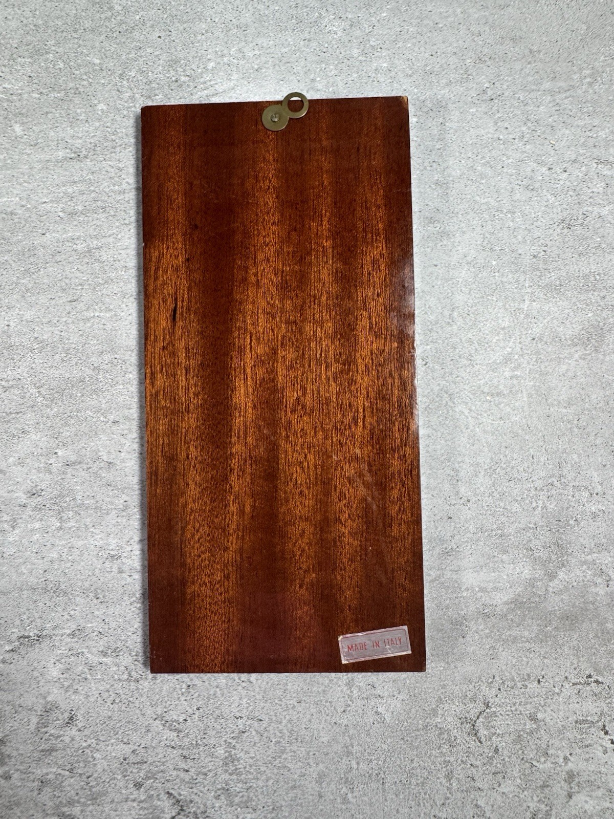 Vintage Italian Marquetry Wood Wall Plaque Floral Inlay Made in Italy 4×8