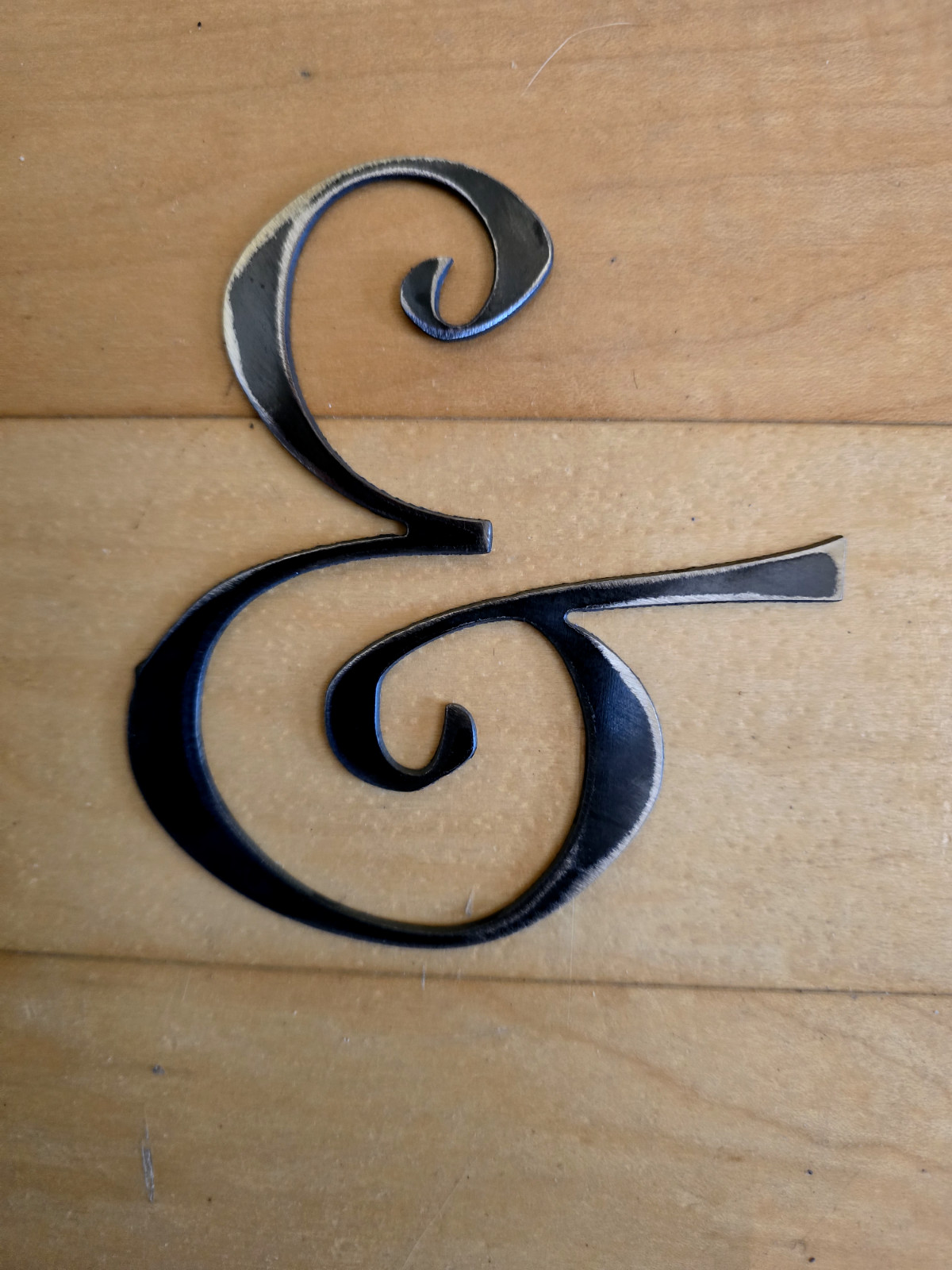 6″ Monogram Letter, Metal Weldable, Letter, Wedding Decor, Nursery, Initial,