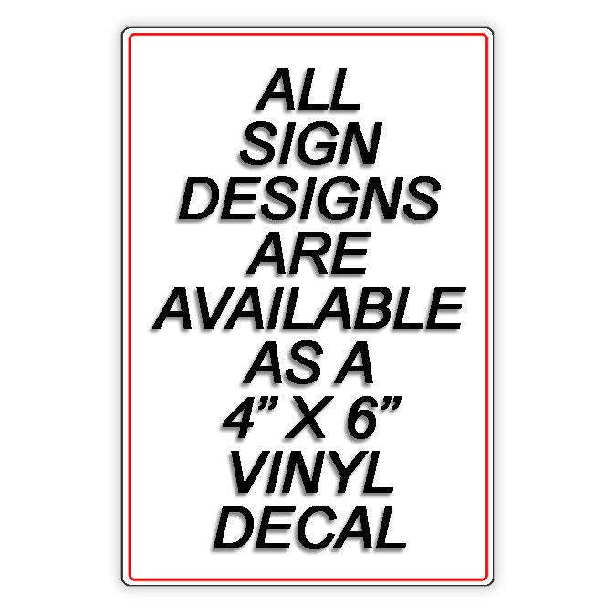 No Trespassing Private Property Keep Out Sign / Decal / Snt011 / Magnetic