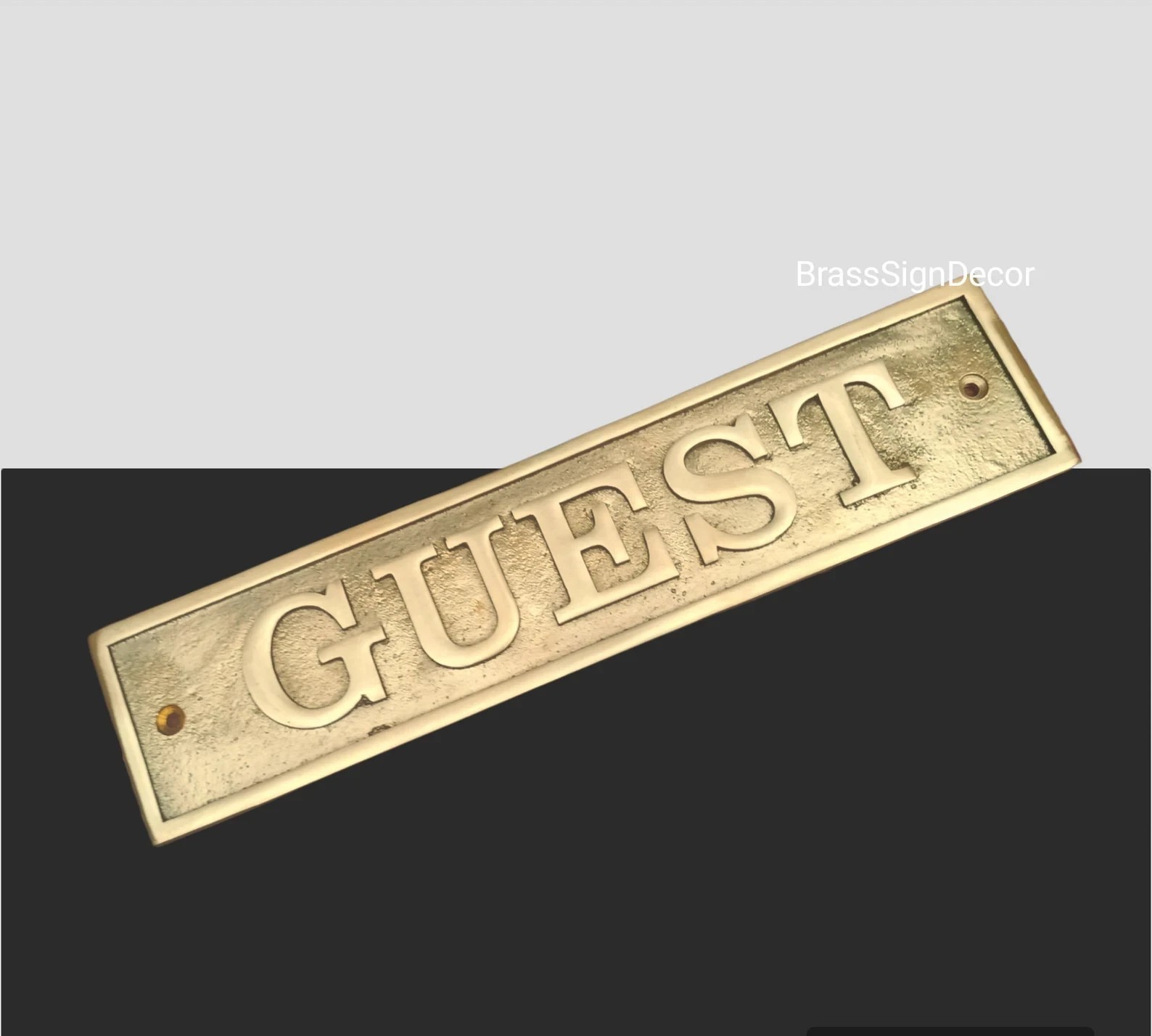 Personalized Brass Plaque – Ideal for Recognition Plaques, Name Plates, and sign