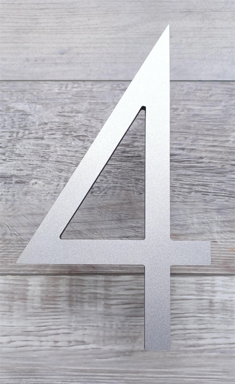 8″ Silve Number, Building Number,Aluminum Plastic Composite, Singlehouse Numbers