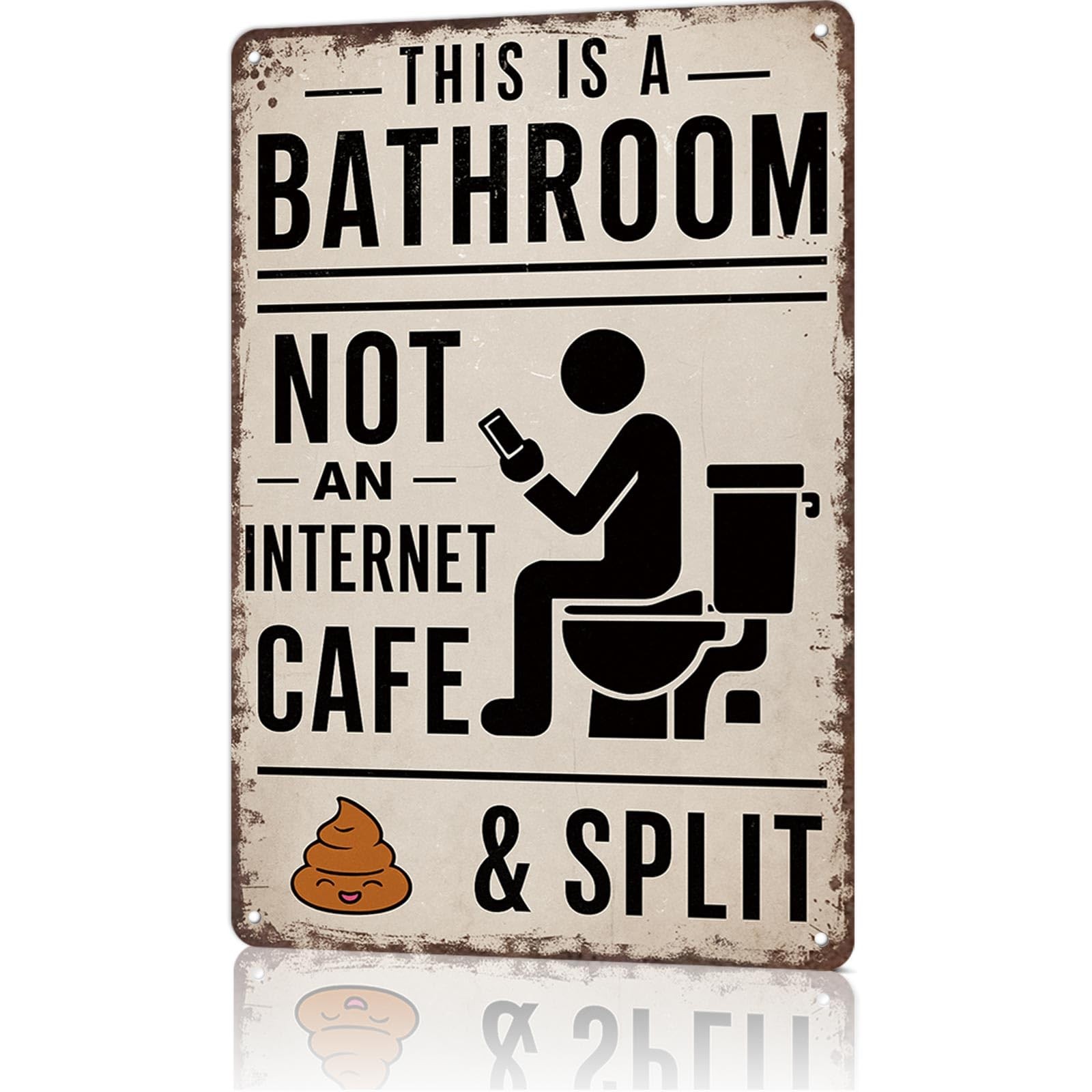 Vintage Metal Tin Sign 8X12inch-This Is 8″L x 12″W, Sign-2