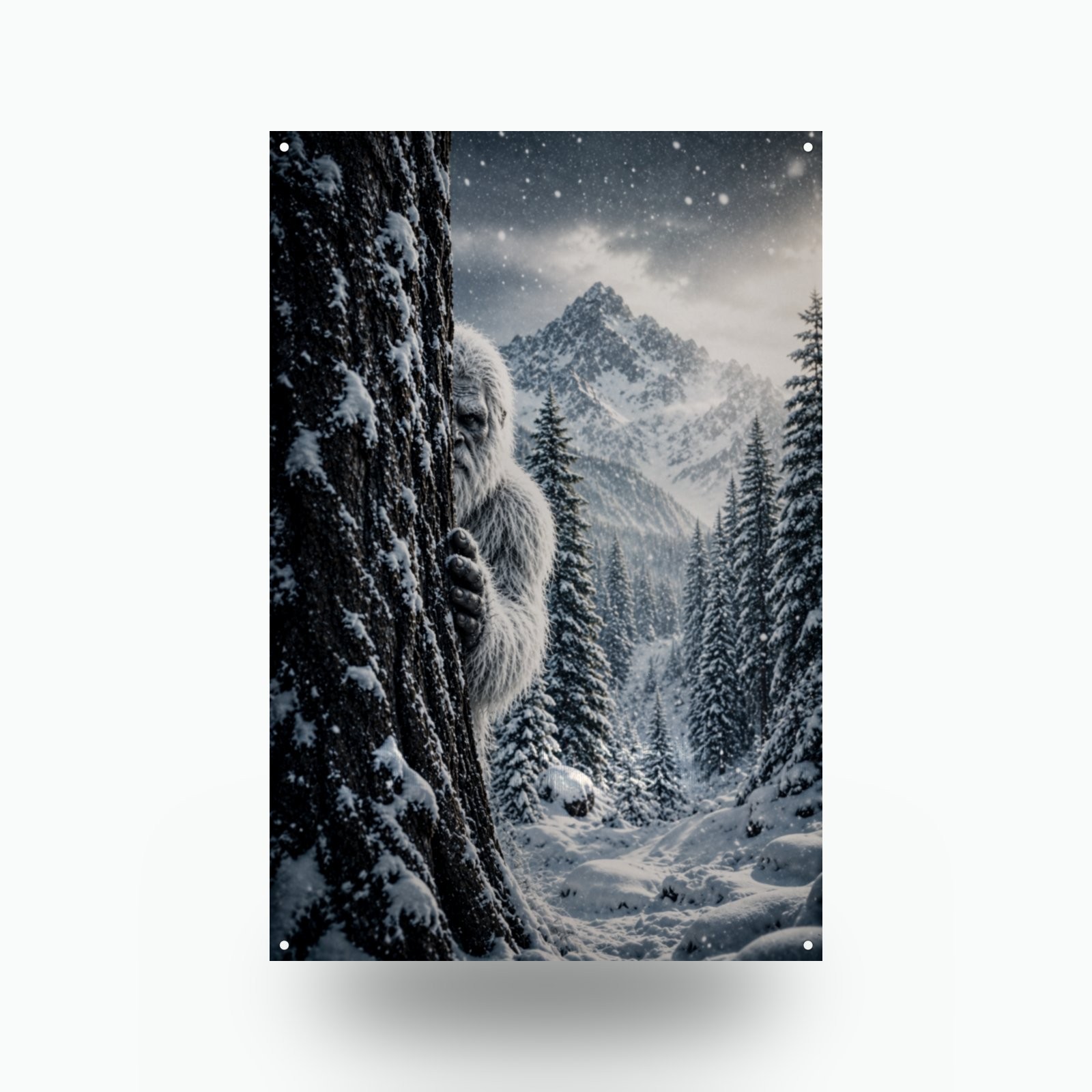 Yeti Metal Wall Decor Sign 8×12