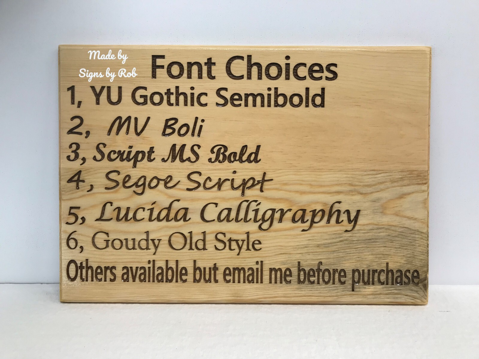 3 1/2″ x 12″ custom made Pine wood sign using “TEXT OF YOUR CHOICE” Great Gift.