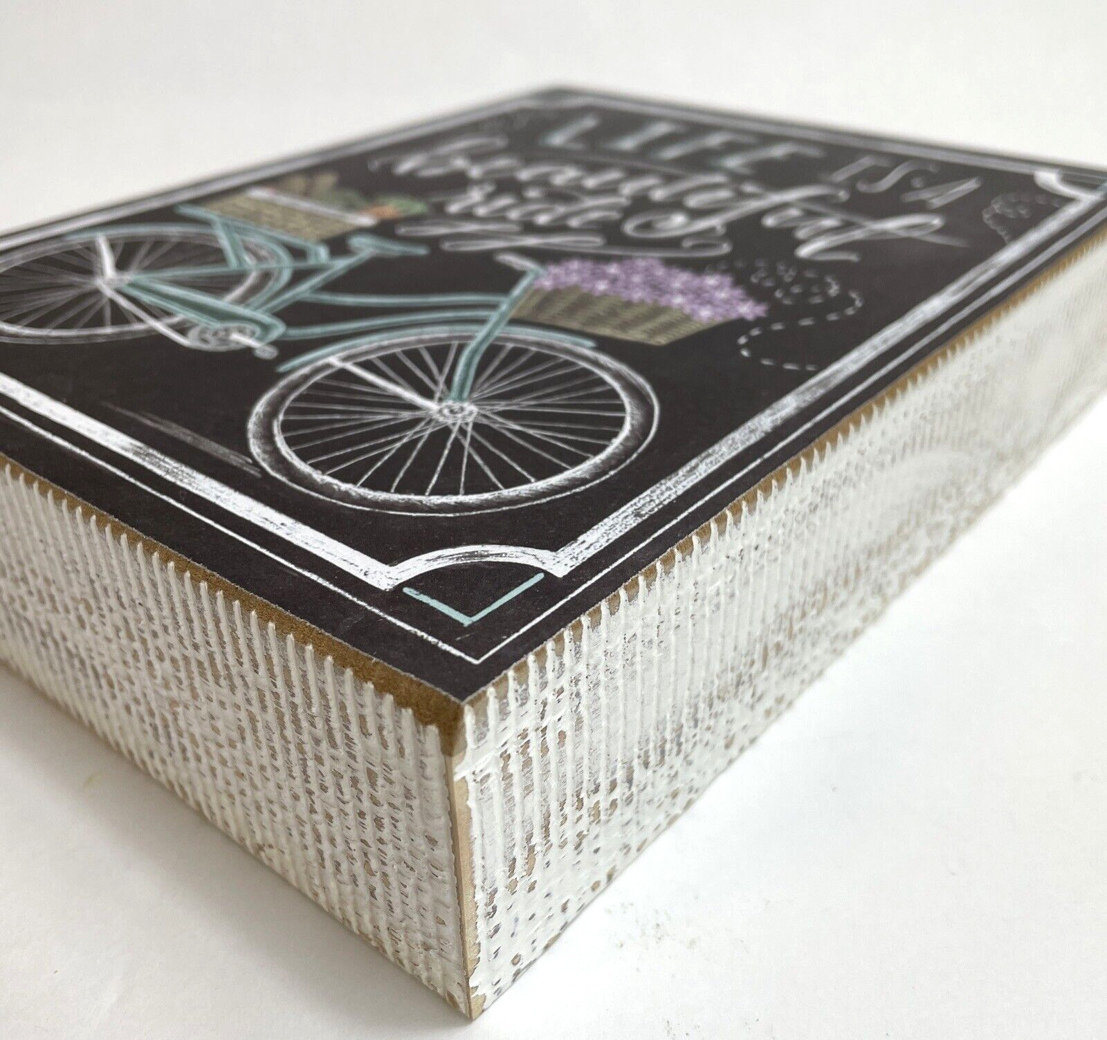 Primitives by Kathy Chalk Art Style Sign – LIFE Is A Beautiful Ride Bike