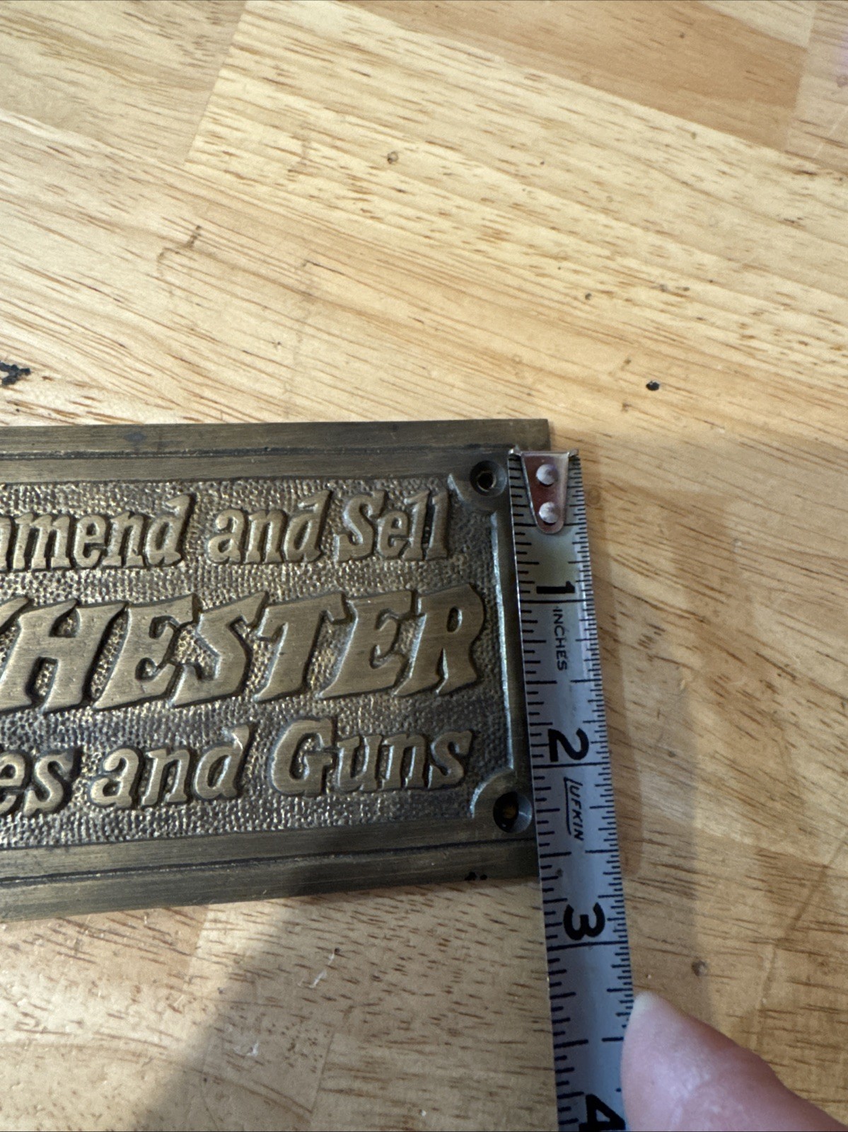 Winchester Sign Plaque Home Office Rustic Cabin Bedroom Room Decoration Decor US