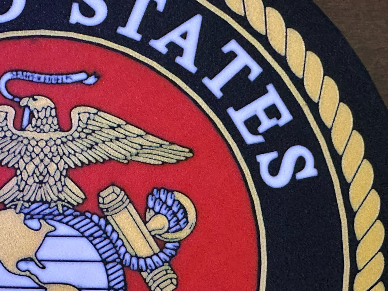 Marine Corps Emblem – USMC – 10 inches – Ready to Hang