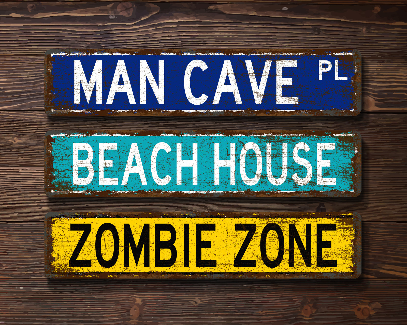 Custom Name Sign Personalized Aluminum Metal Street Sign New Vintage ACW01