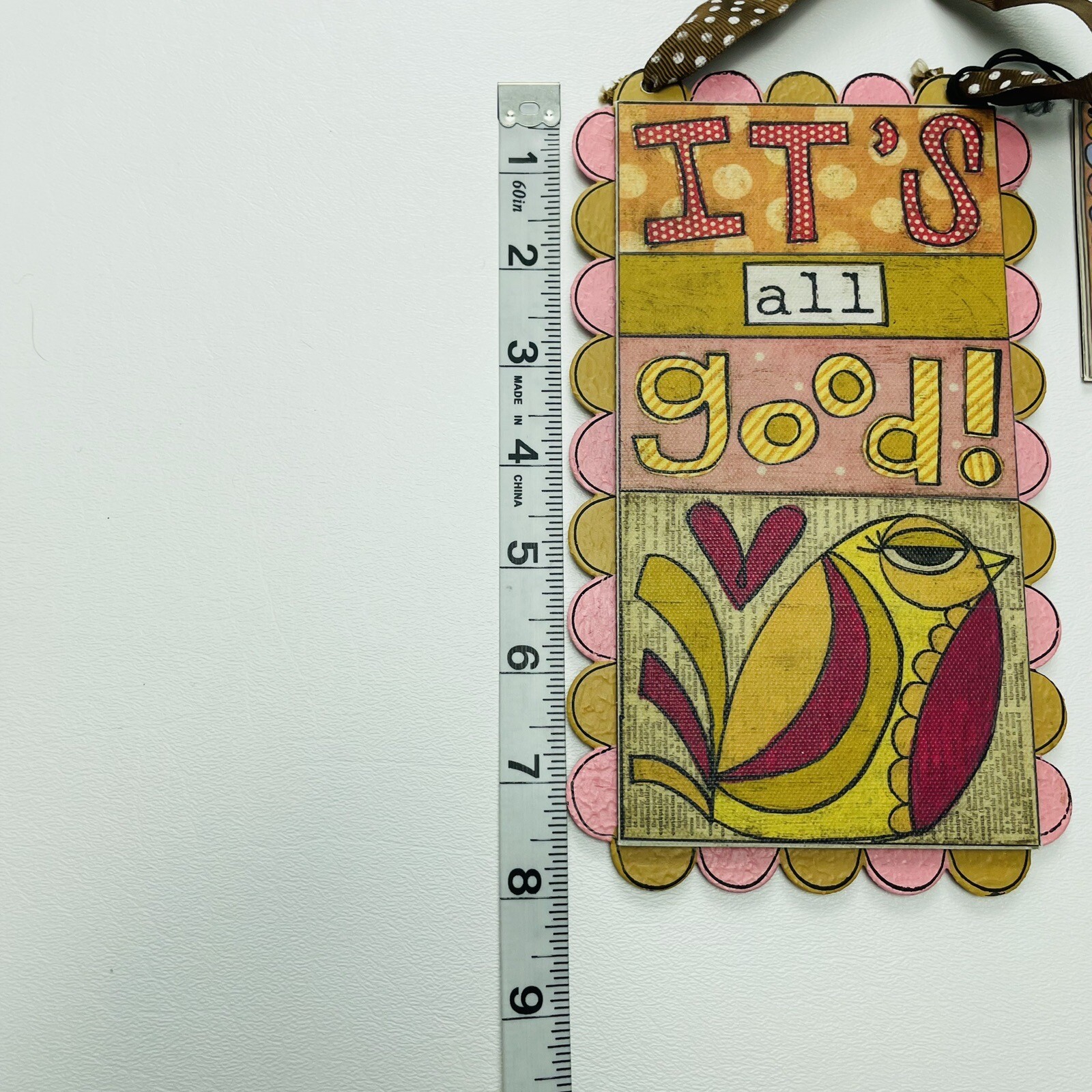Demdaco “Its All Good/Now is Not a Good Time” Reversible Door Sign Wall Plaque