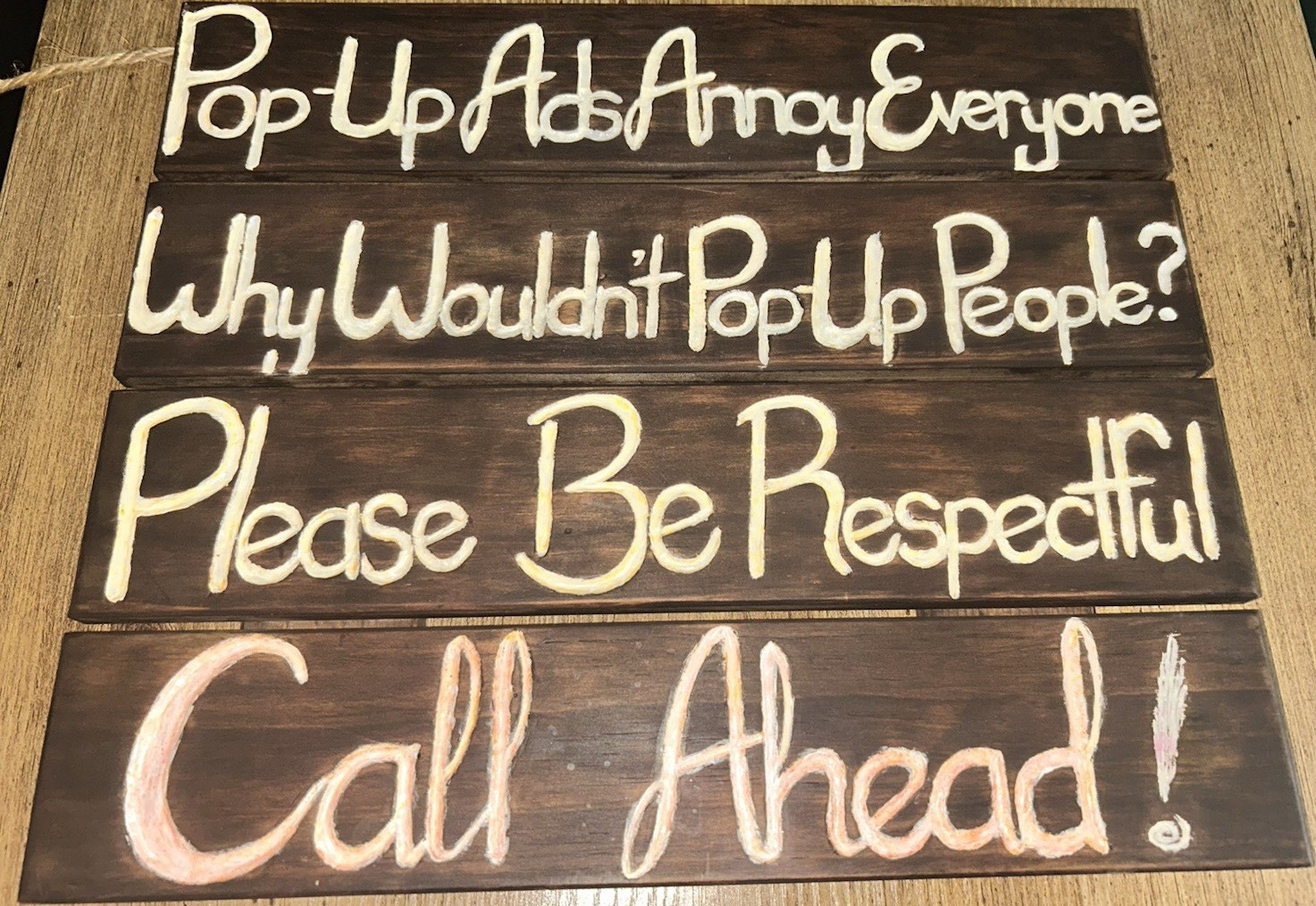 Inspirational Wooden Hanging Sign Decorative Quote for Any Room, Handmade