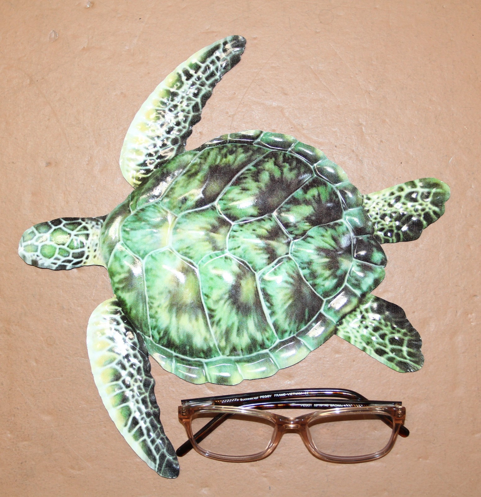 1-GREEN SEA TURTLE, Beach Decor,nature themed,all occasion gift,sea life SS-GT3