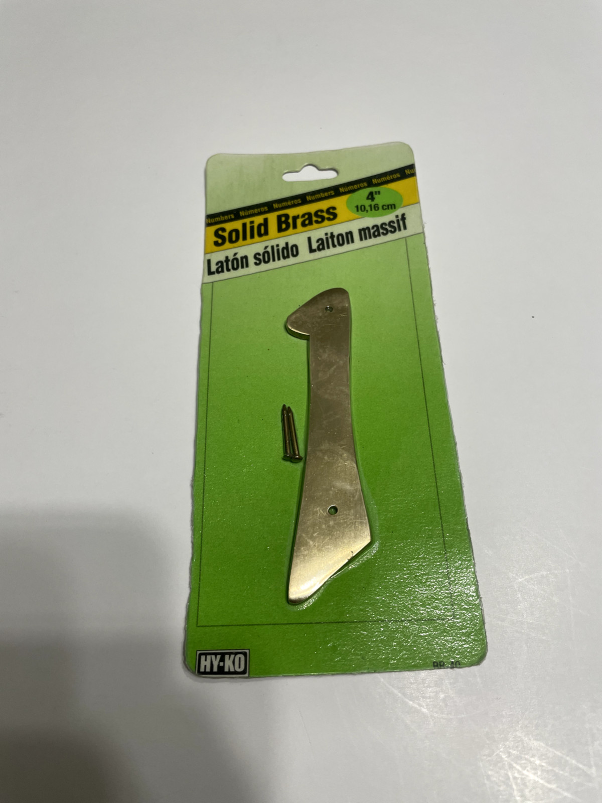 HY-KO 4″ Solid Brass House Number – BR40 – Pick Number(s) Read Info