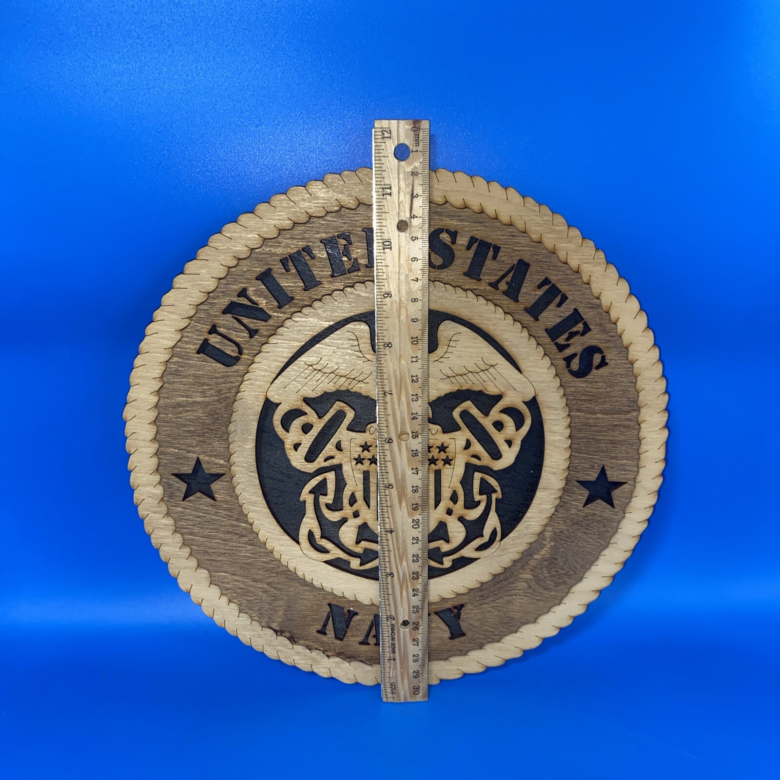 United States Navy Laser cut wooden wall plaque