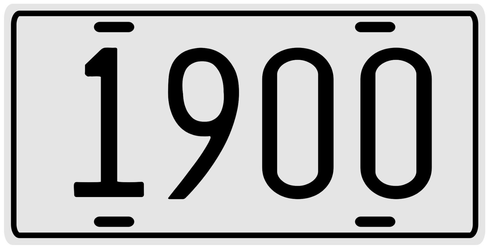 Your Year Birthdate, Anniversary or Antique Chevy, Dodge or Ford License Plate