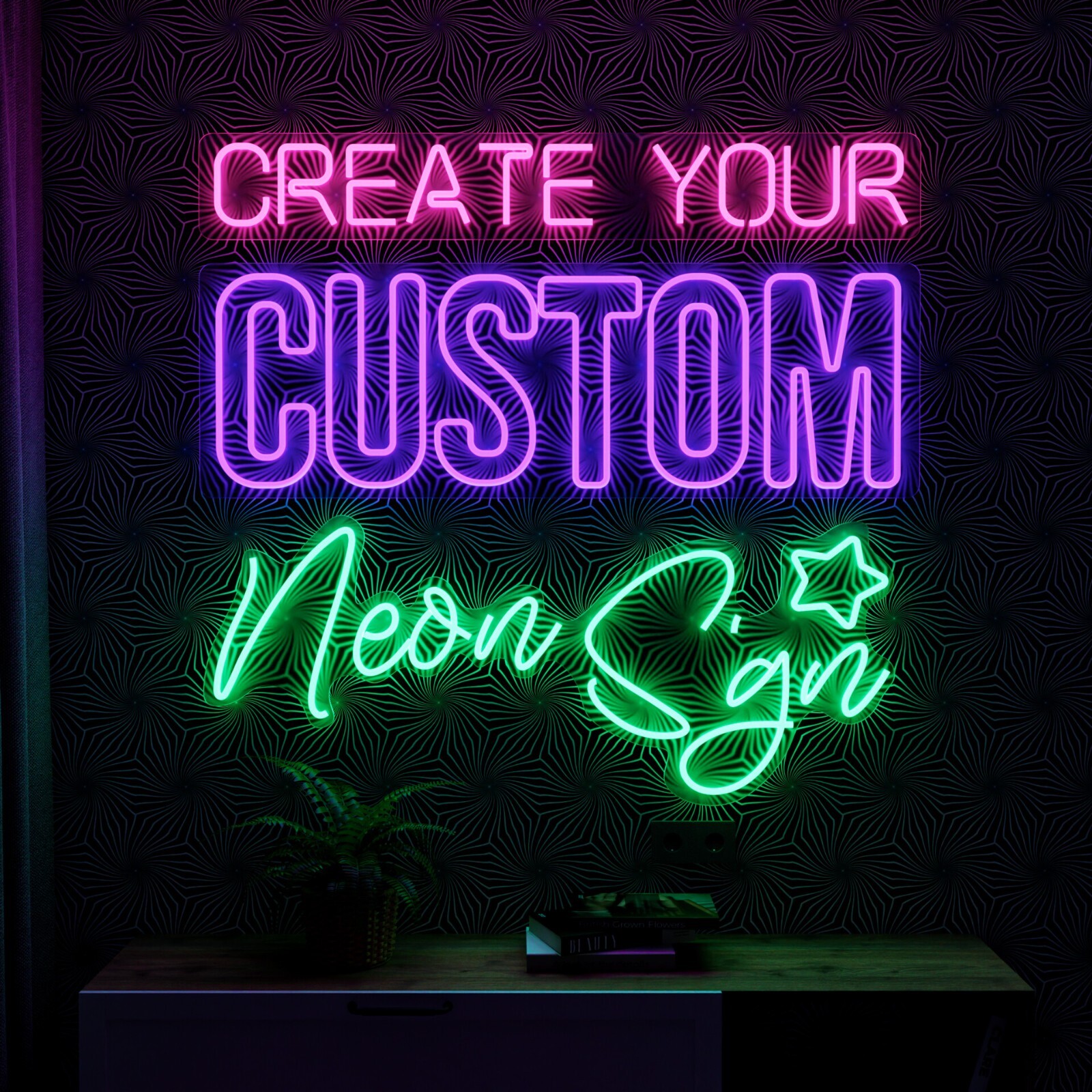 Personalized Easter Neon Sign – Bunny LED Light for Home & Party Decorations