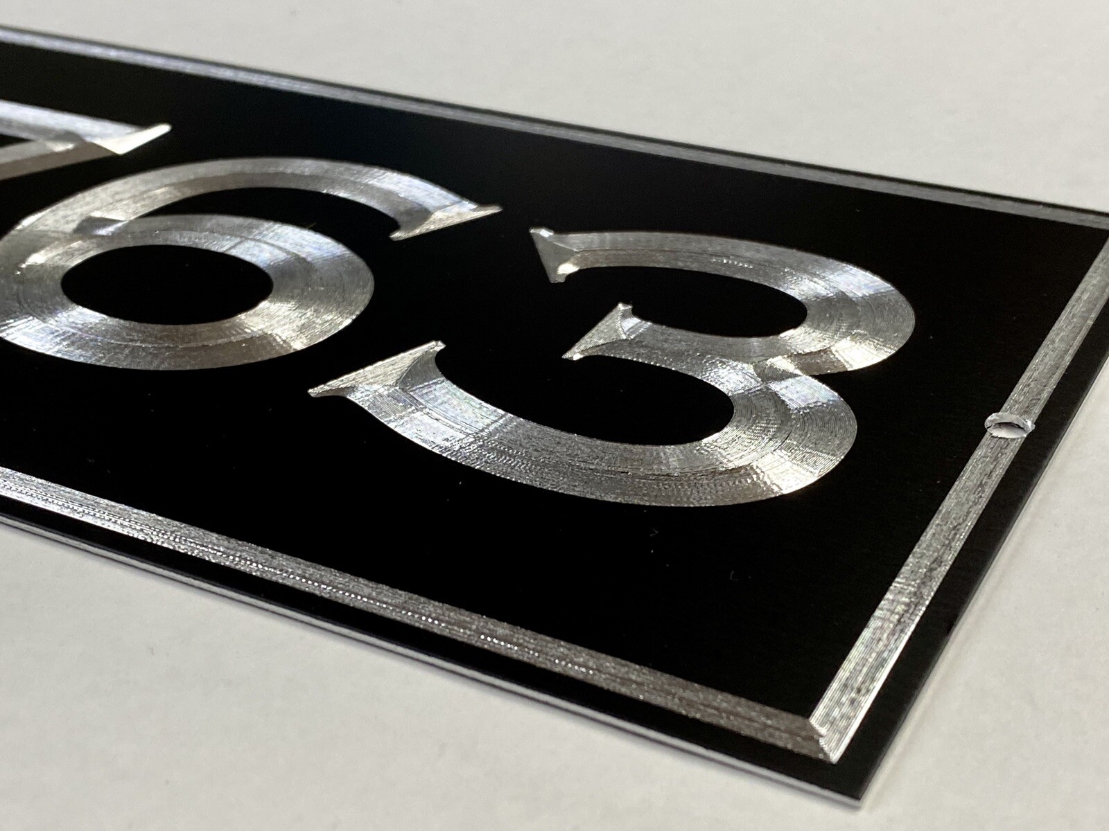 Engraved Personalized Custom House Home Number Street Address Metal 12×5 Sign