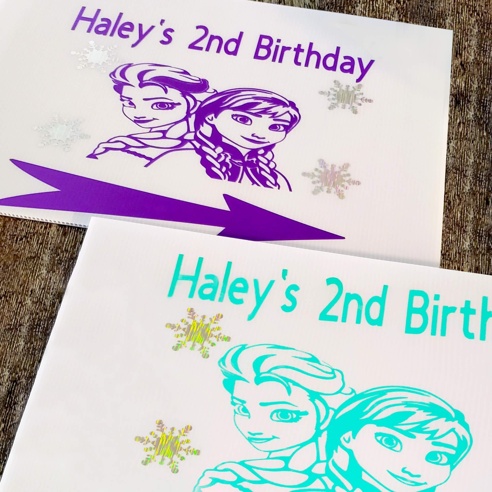 Blank Yard Lawn Signs 4 Pack 18 x 12 Inches White Plastic For Happy BirthdayG…
