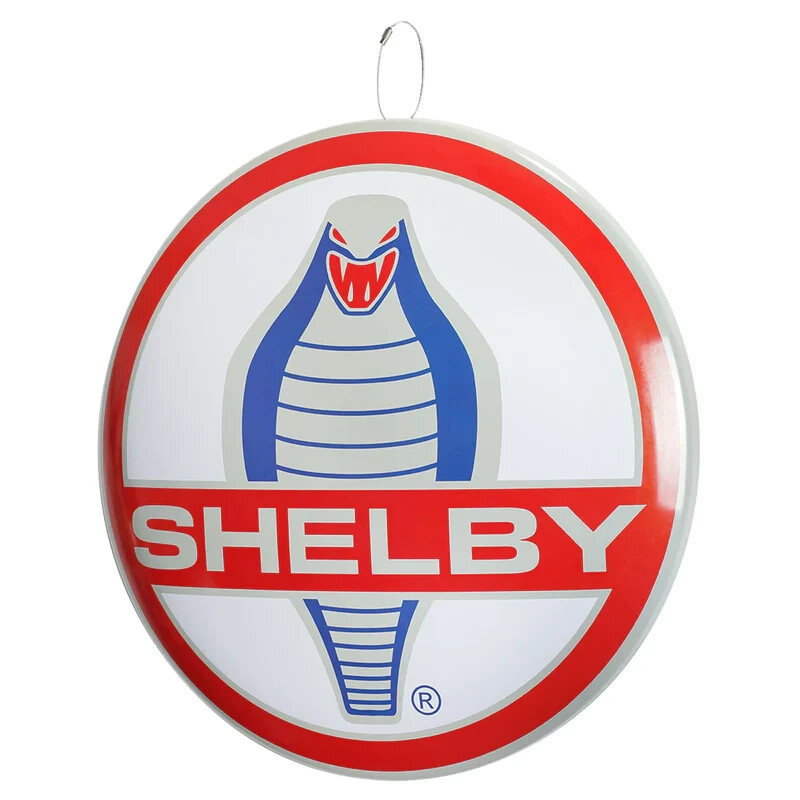 Shelby Cobra Dome and Rounded 16″ Metal Sign