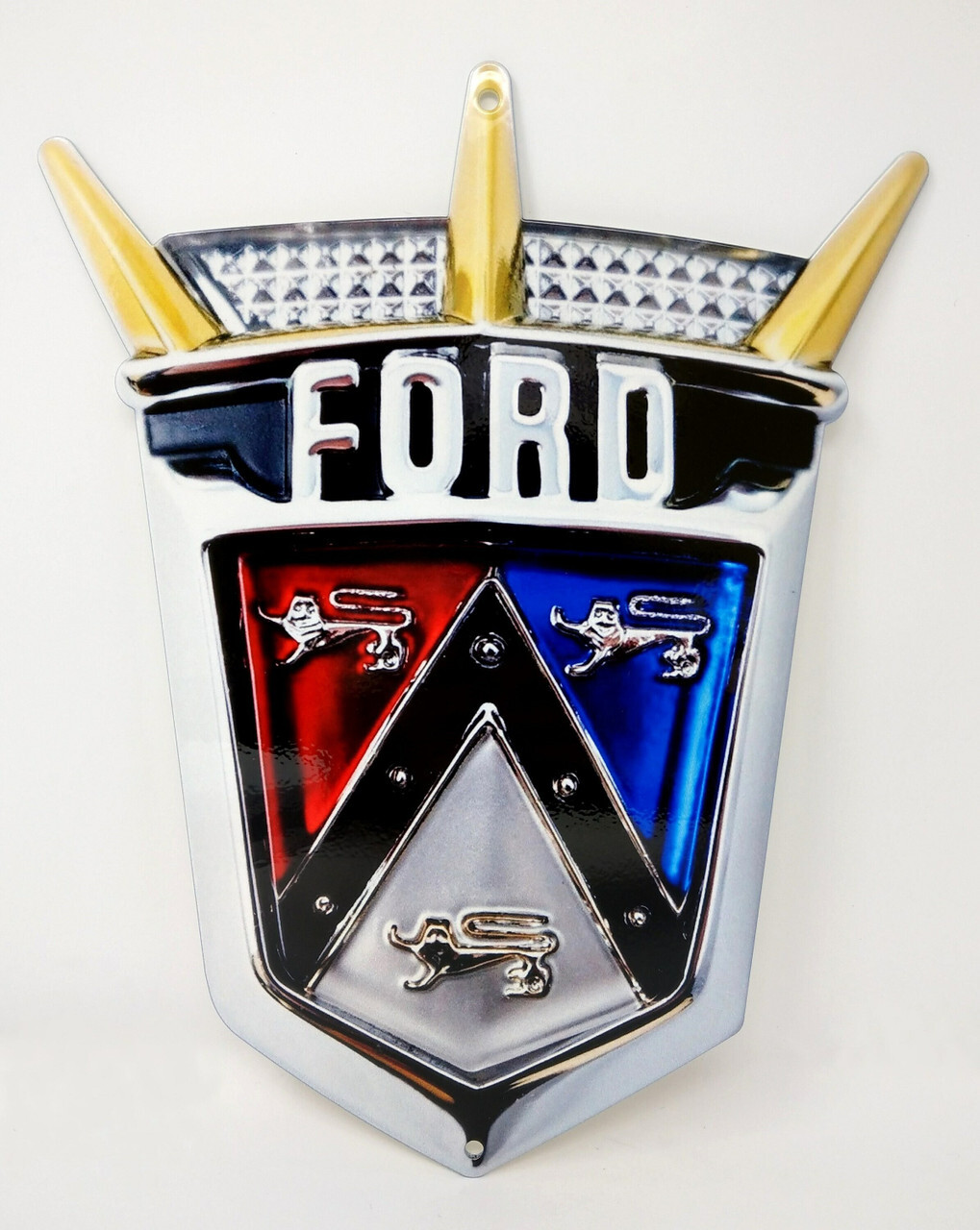 1955-1956 Ford Crest Crown Flat Steel Sign