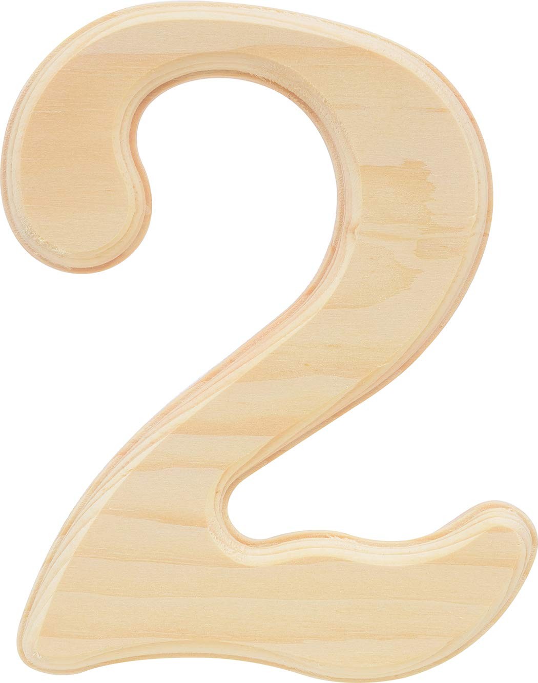 Hillman 847323 Pine House Number 2, 6.5-Inch Wood 6.5-Inch,