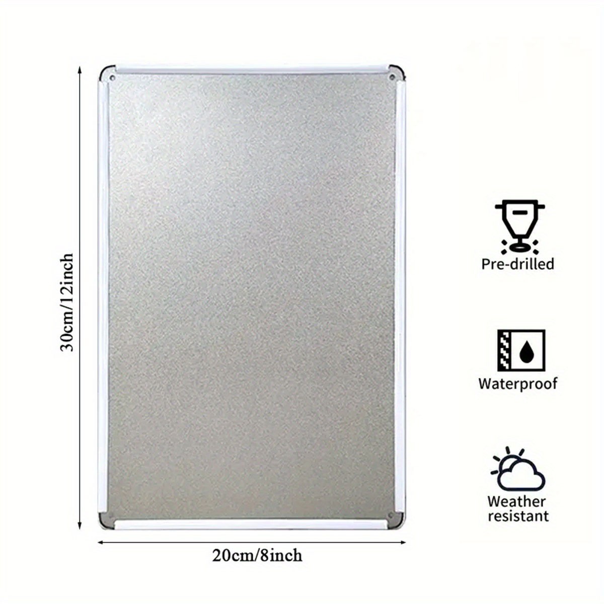 Drink Pattern Metal Sign 7.87×11.8 Inches