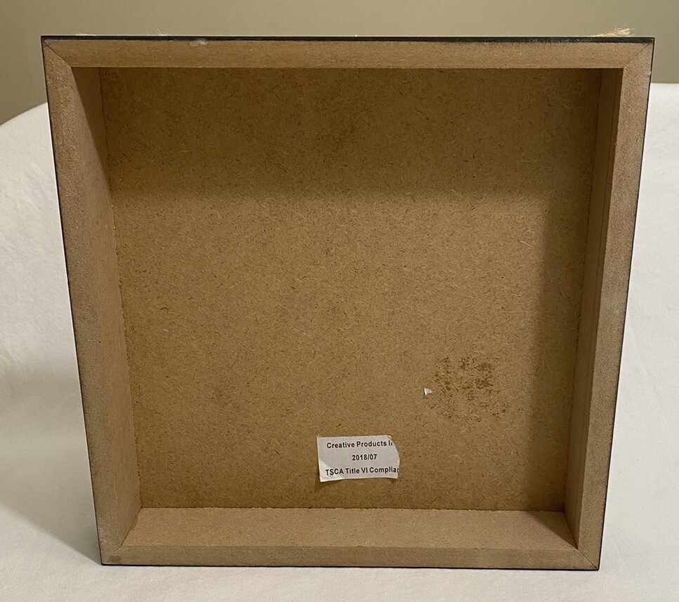 Creative Products Inc Wood/Burlap Plaque 10”x 10”x 2” I Don’t Need An Angel