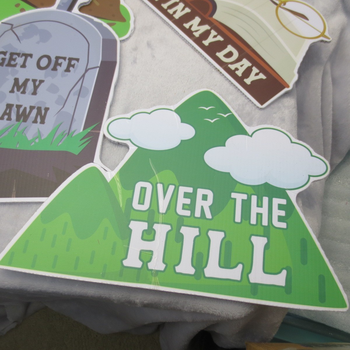 Big Dot of Happiness Over the Hill Old Person Party Birthday Cut-Outs Outdoor
