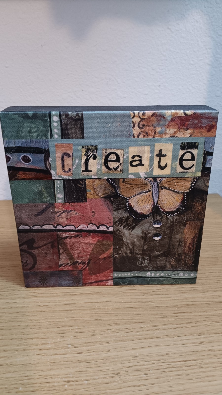 The Kelly Rae Roberts Collection CREATE Wall Decor Sign 6×6