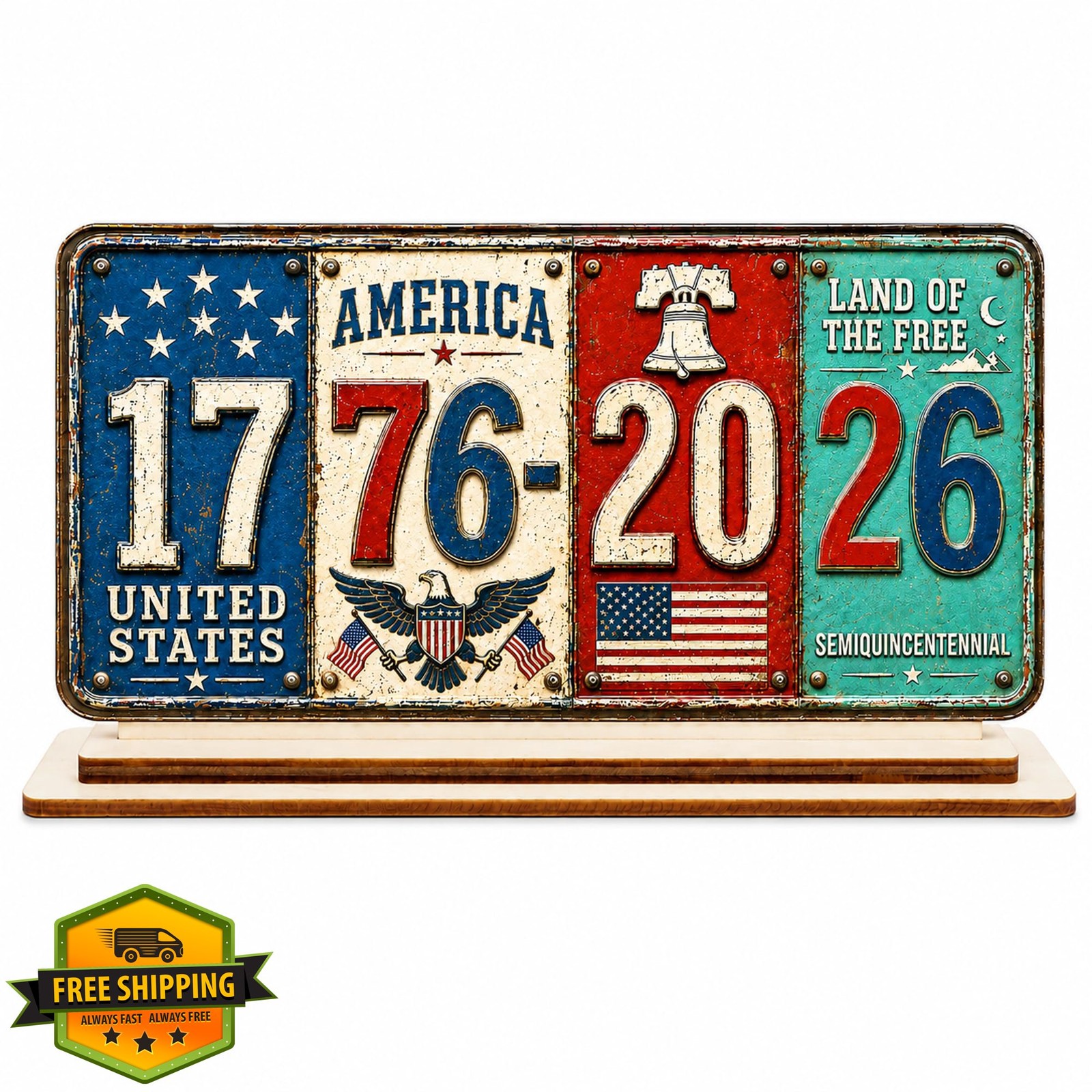 Emotional Uplifting 250TH American Anniversary Plaque