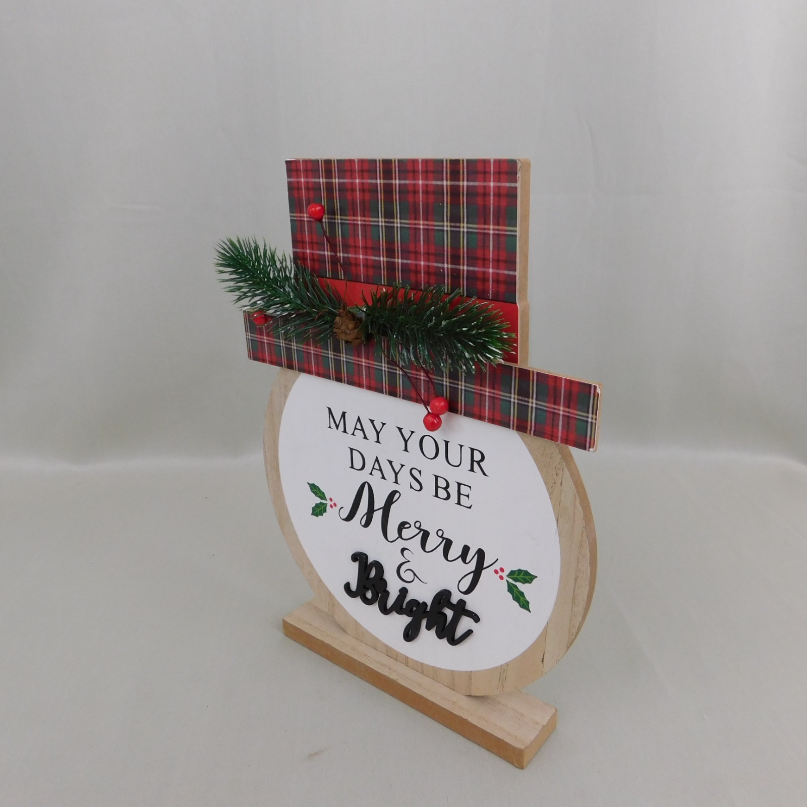 6pc Lot Michael’s Ashland Wooden Christmas Decor Wall Hanging/Free Standing 8099