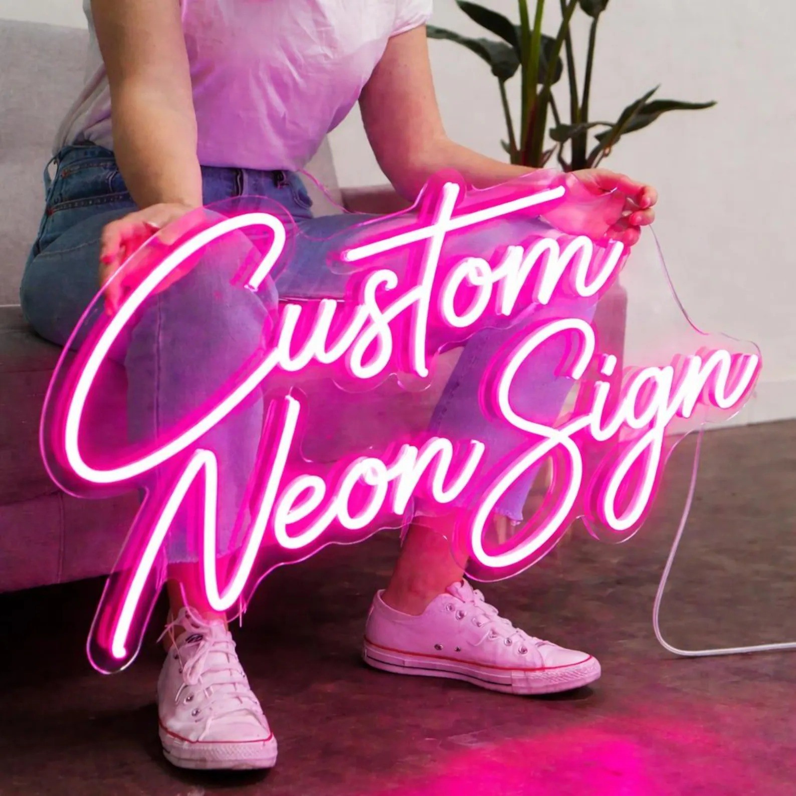 Custom LED Name Neon Sign Personalized Light Sign Asthetic Home Decor