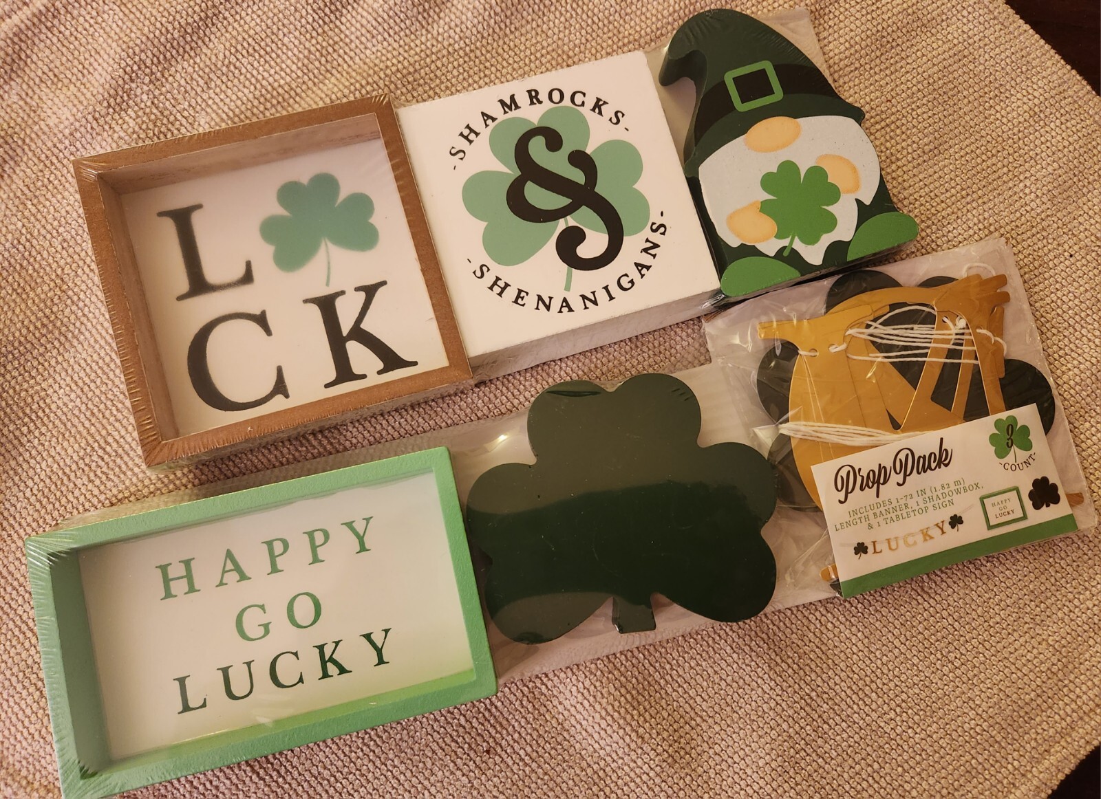 Target St Patrick’s Day Bullseye Playground Prop Sign Luck Gnome Shamrock Lucky
