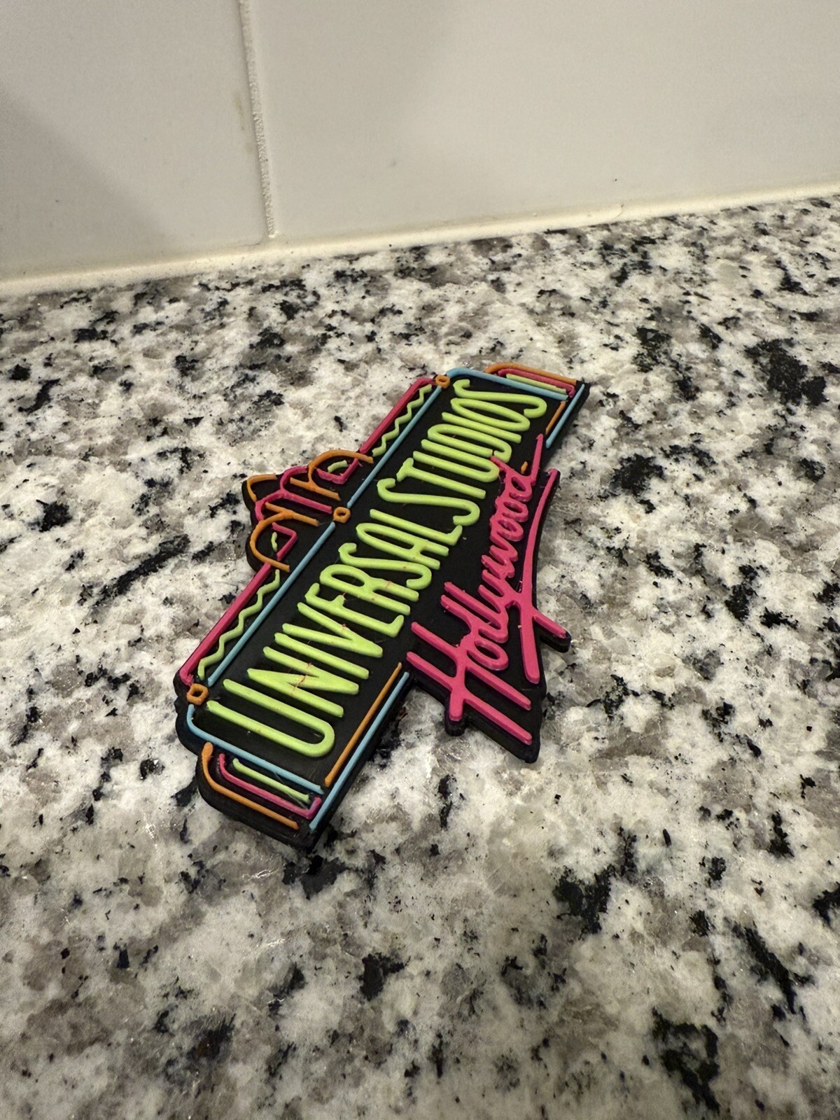 Universal Studios Hollywood CaliforniaMAGNET Retro Theme Park 3D Printed Display