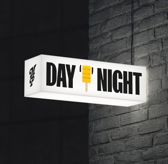 Custom 3D LED Blade Sign – Double Sided Light Box Storefront Wall Mounted Sign